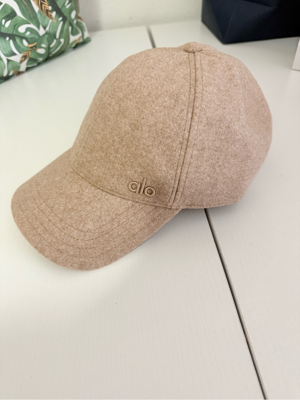 ALO Yoga Kids Beige Tan Baseball Cap